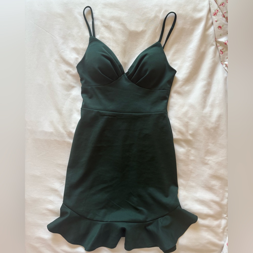 Macy's Emerald Green Mini Dress
